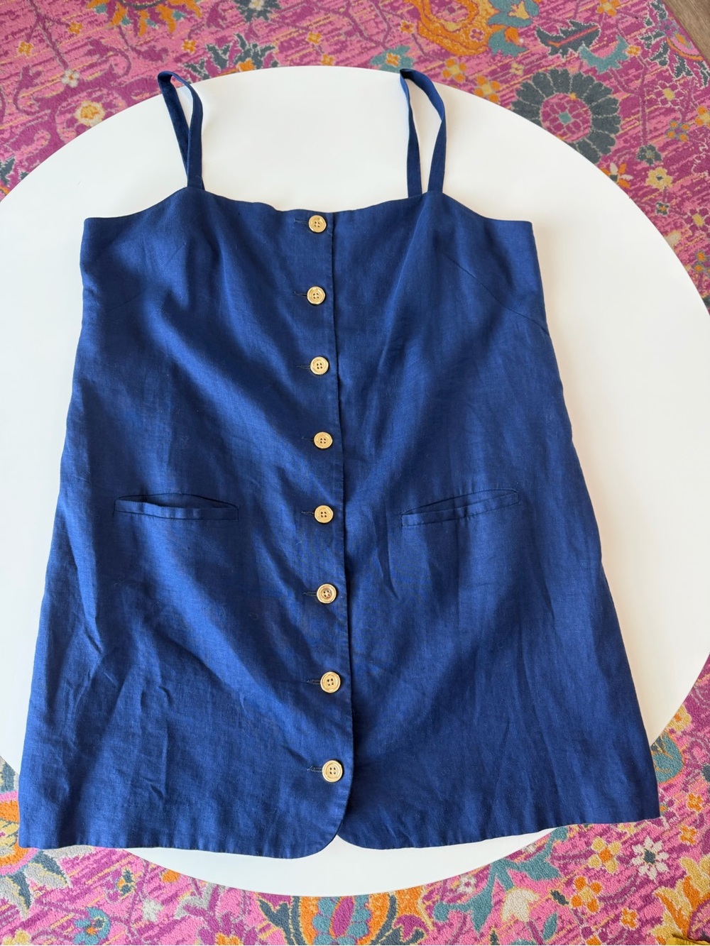 J. Crew Claudia Mini Dress in Dark Blue